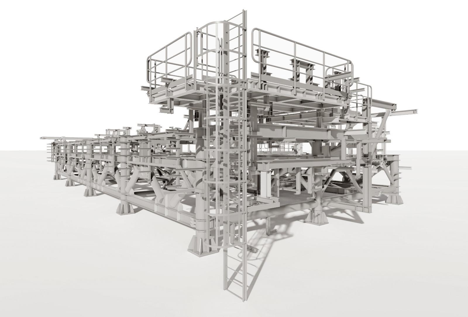 Artic LNG 2 GBS1 Utility Racks